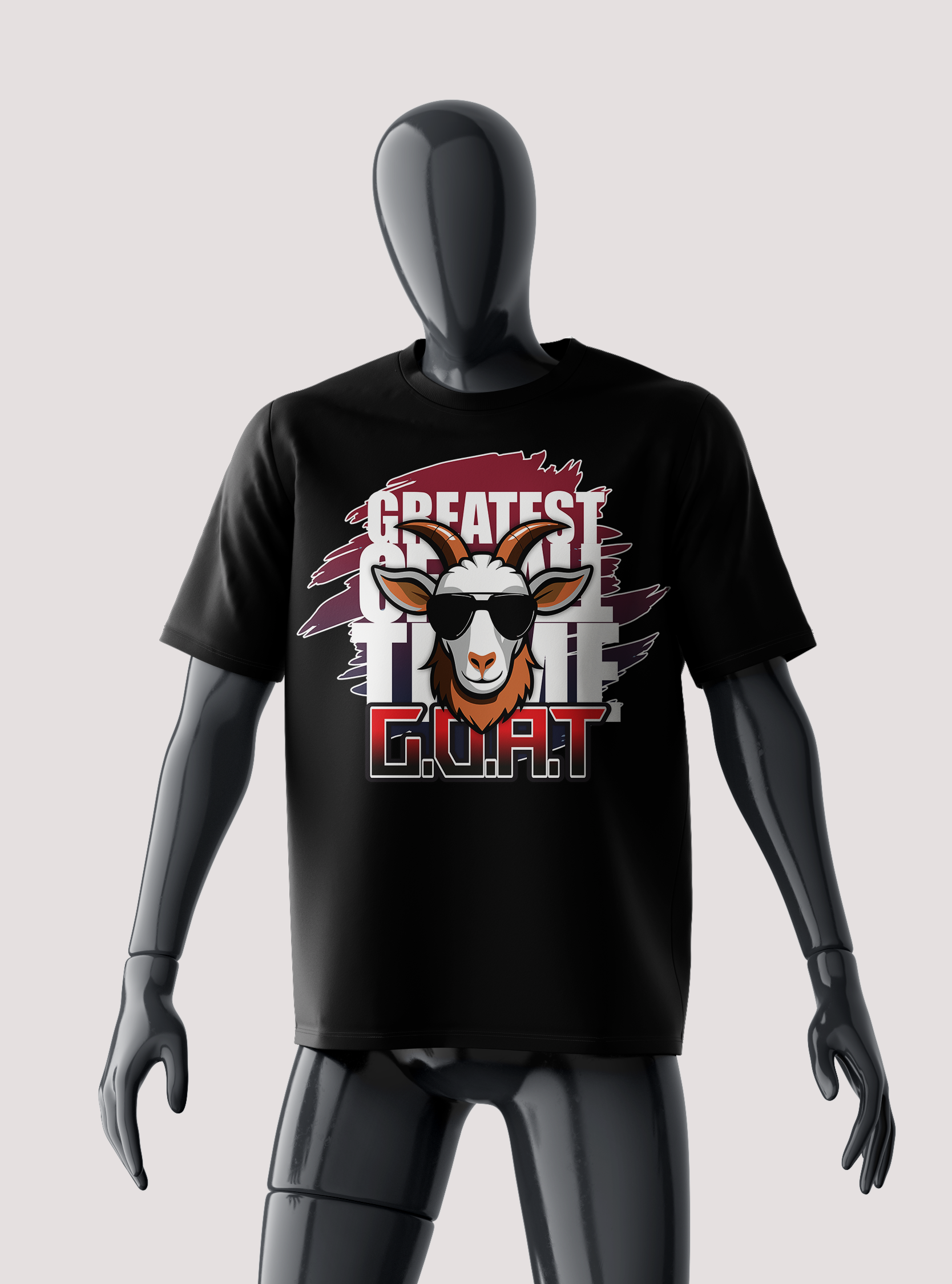 G.O.A.T | PREMIUM OVERSIZED TSHIRT | 240GSM | 100% COTTON