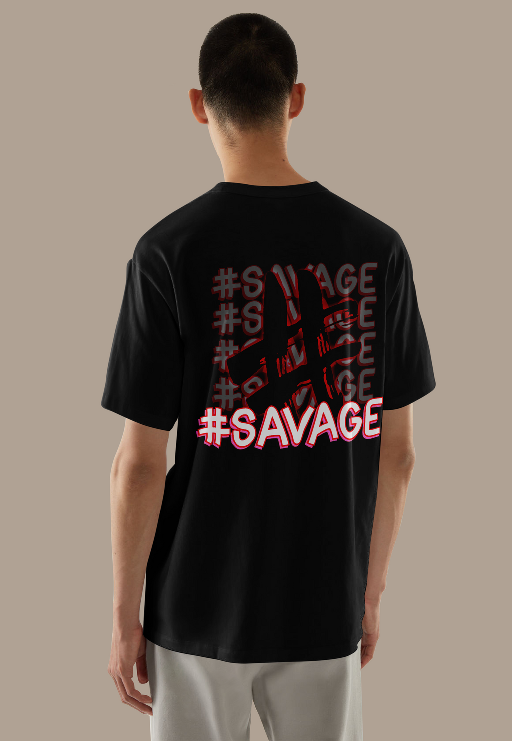 #SAVAGE | PREMIUM OVERSIZED TSHIRT | 240GSM | 100% COTTON