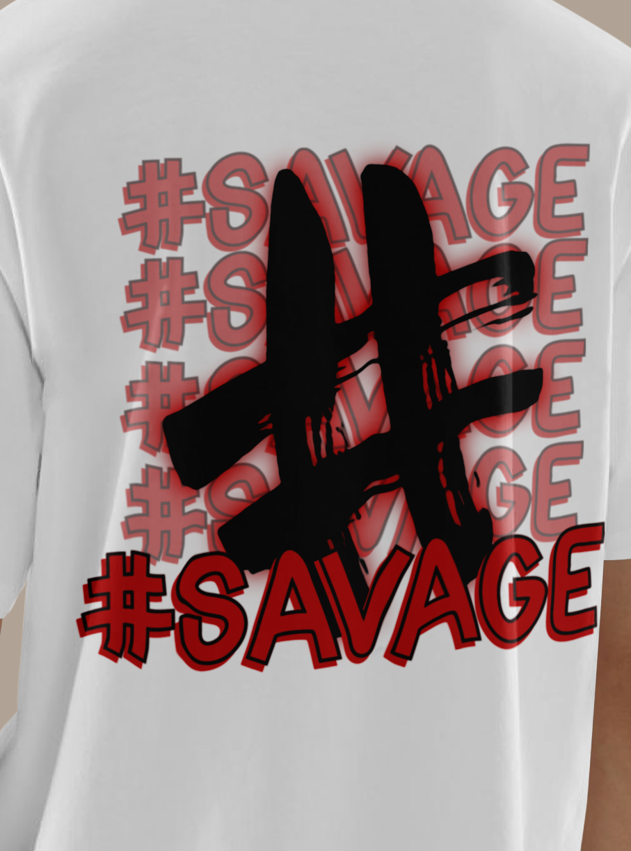 #SAVAGE | PREMIUM OVERSIZED TSHIRT | 240GSM | 100% COTTON