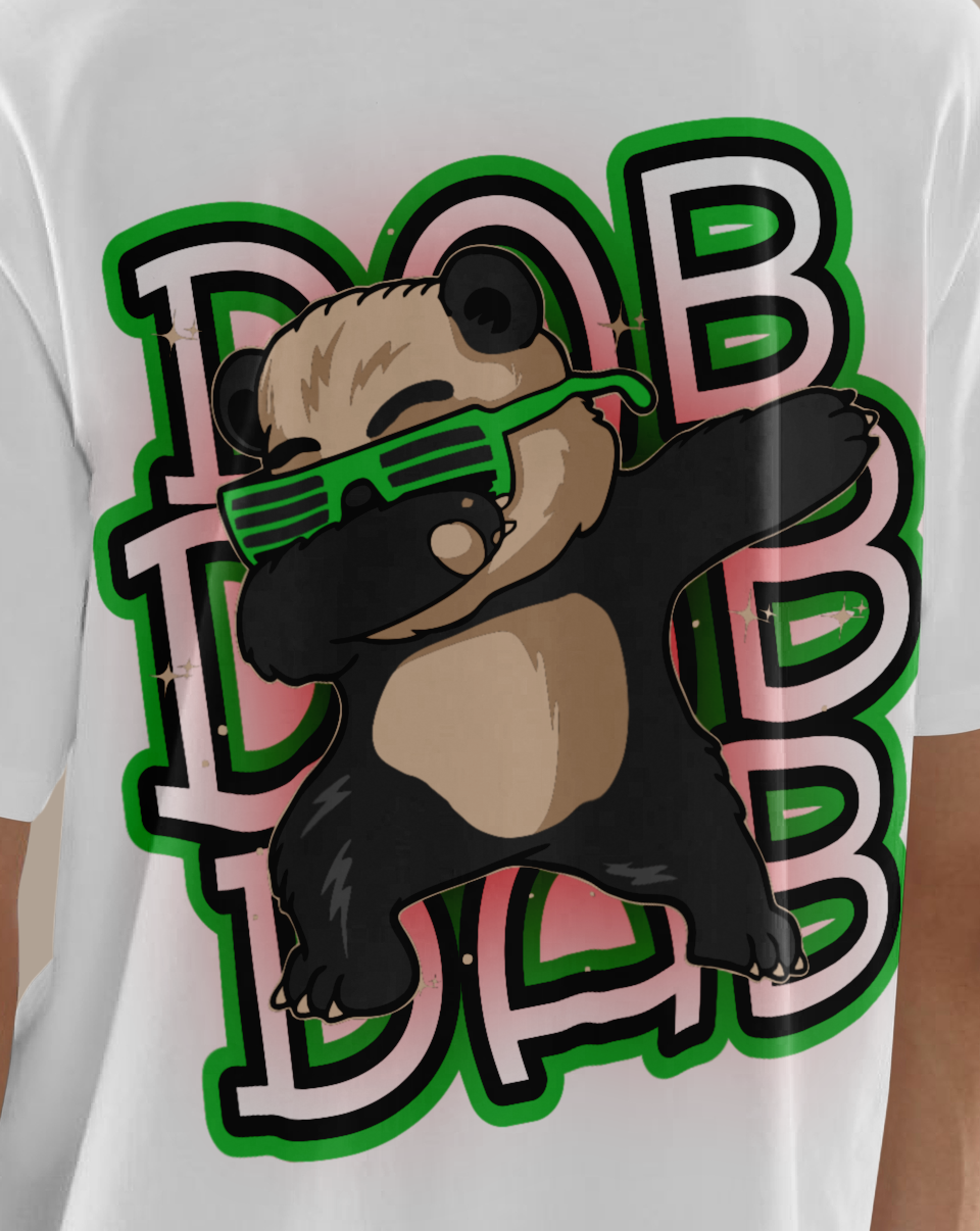 DAB PANDA | PREMIUM OVERSIZED TSHIRT | 240GSM | 100% COTTON