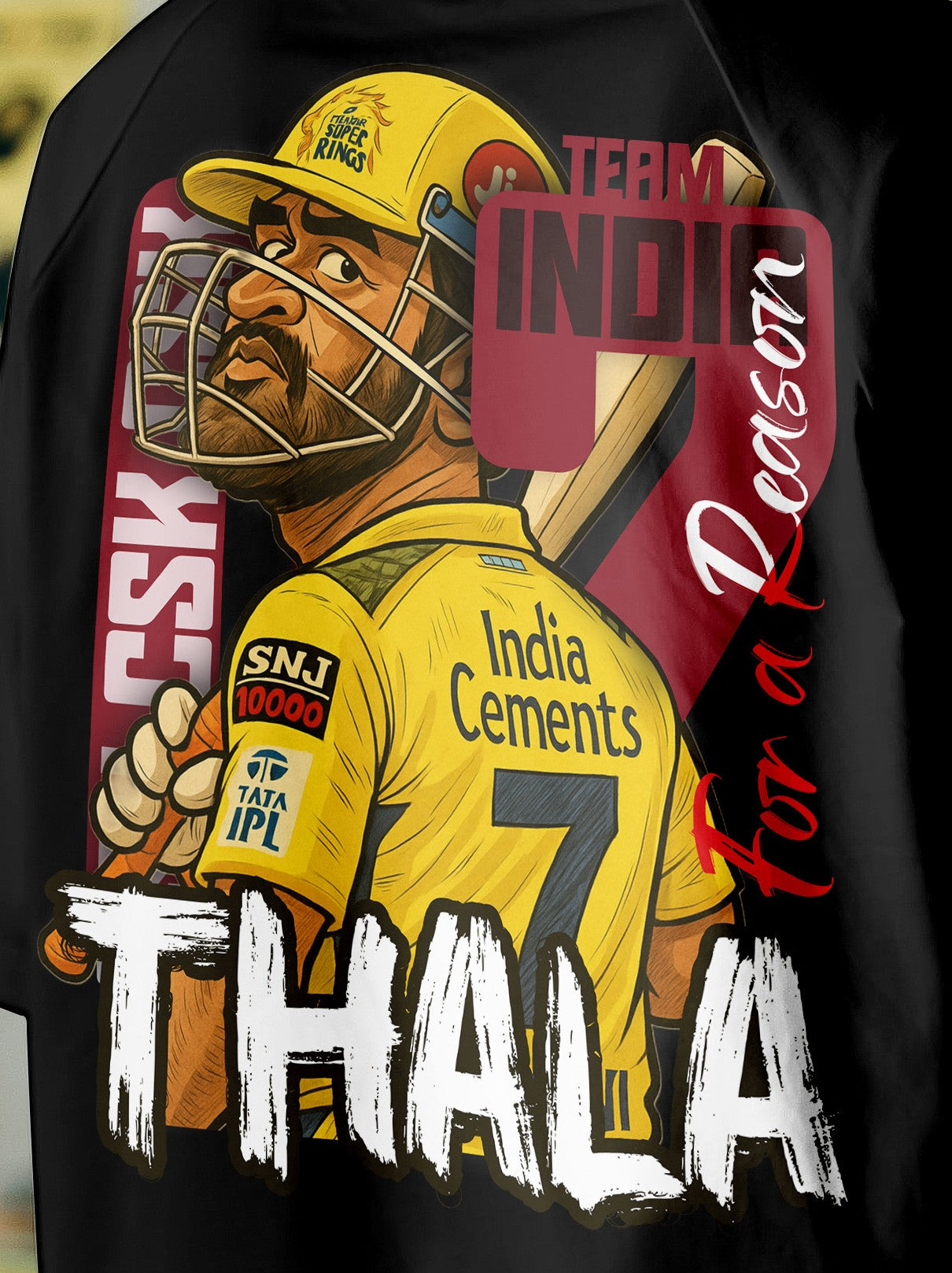 THALA Edition | PREMIUM OVERSIZED TSHIRT | 240GSM | 100% COTTON
