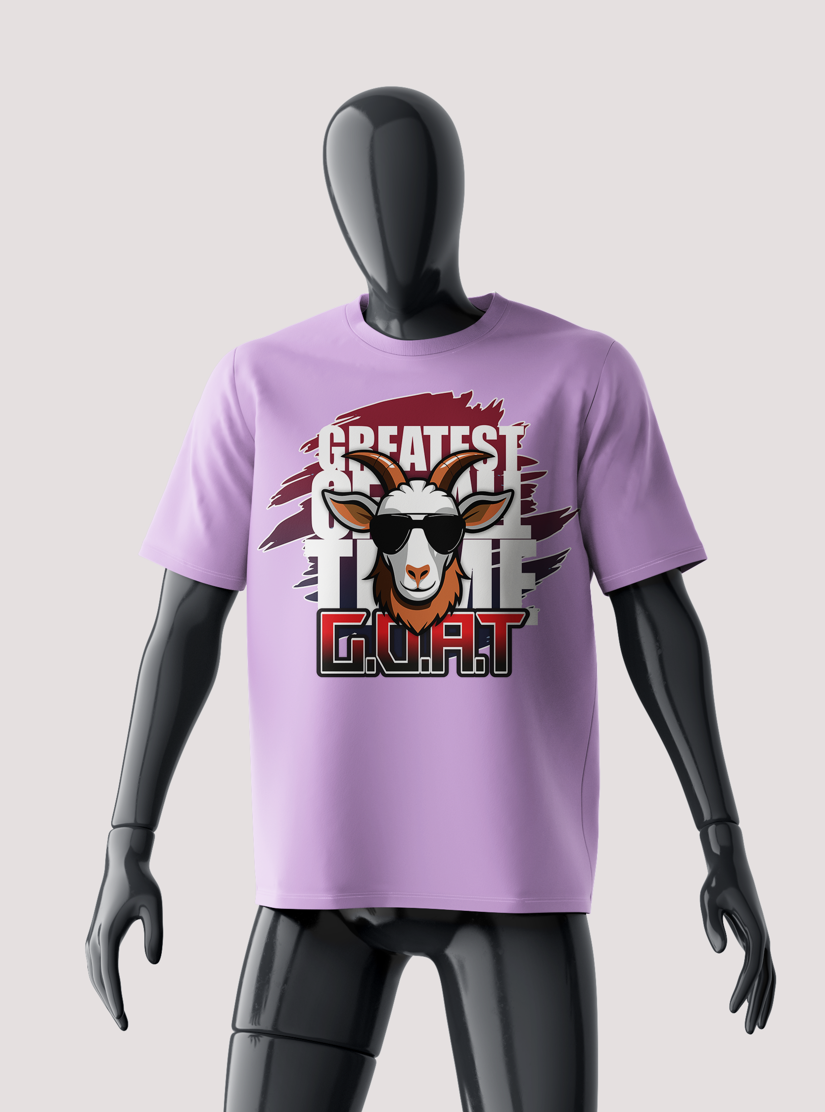 G.O.A.T | PREMIUM OVERSIZED TSHIRT | 240GSM | 100% COTTON