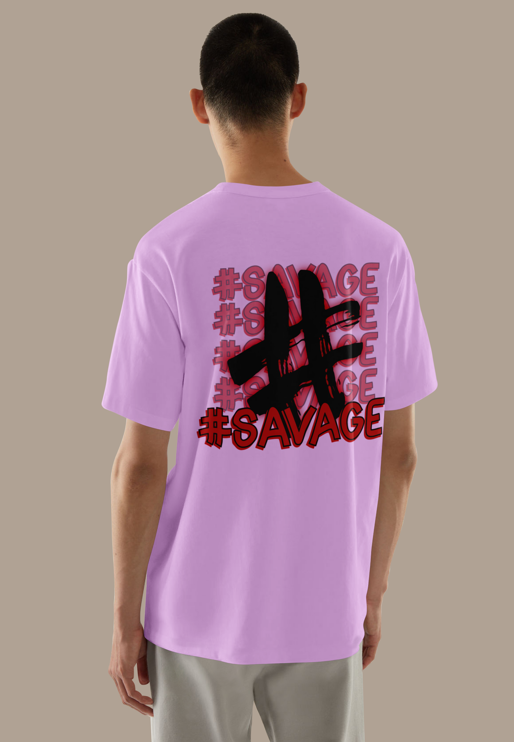 #SAVAGE | PREMIUM OVERSIZED TSHIRT | 240GSM | 100% COTTON