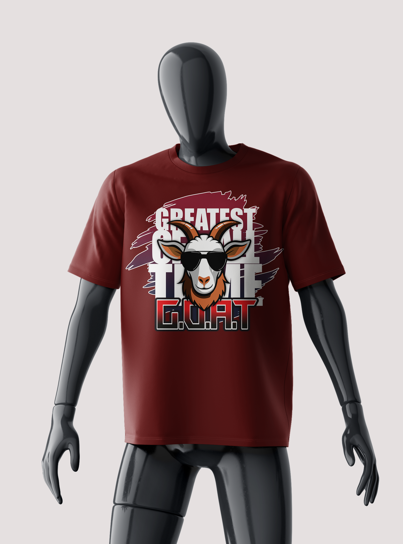 G.O.A.T | PREMIUM OVERSIZED TSHIRT | 240GSM | 100% COTTON