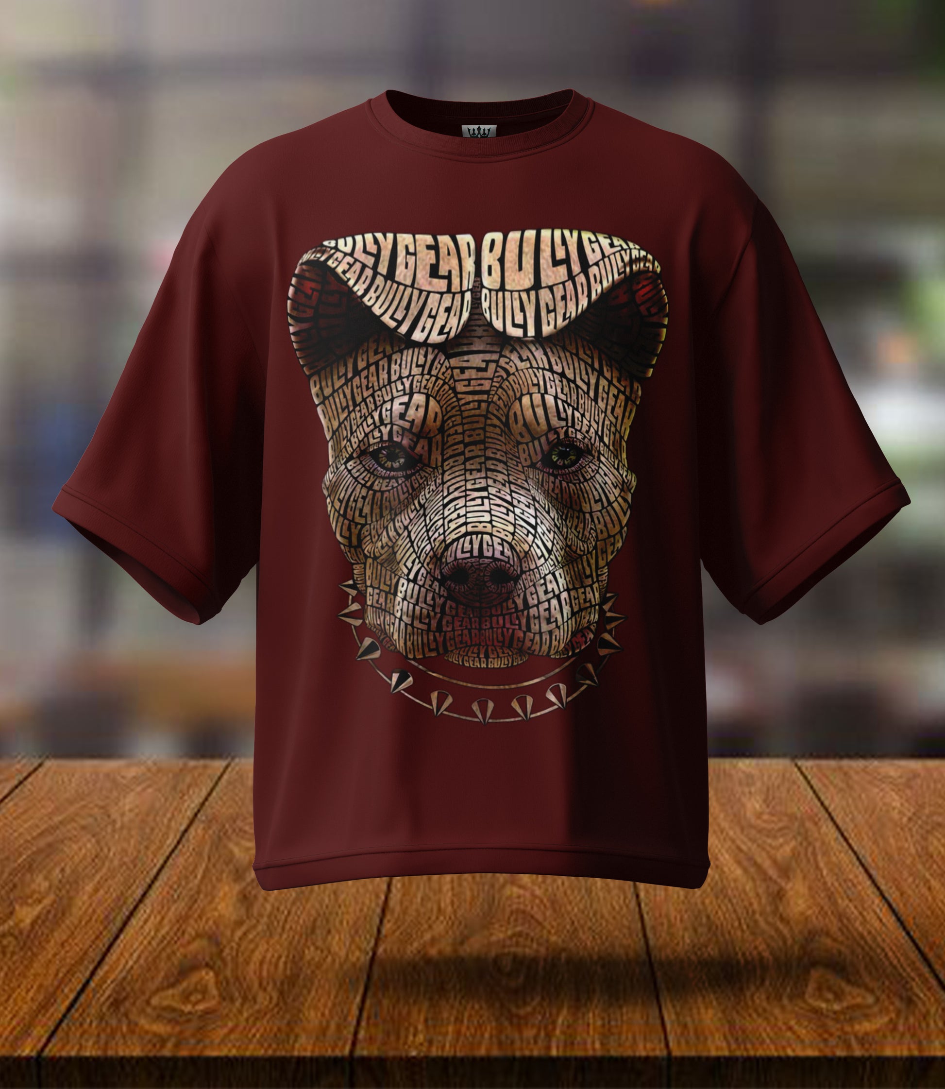 BULLY GEAR DOG | PREMIUM OVERSIZED TSHIRT | 240GSM | 100% COTTON