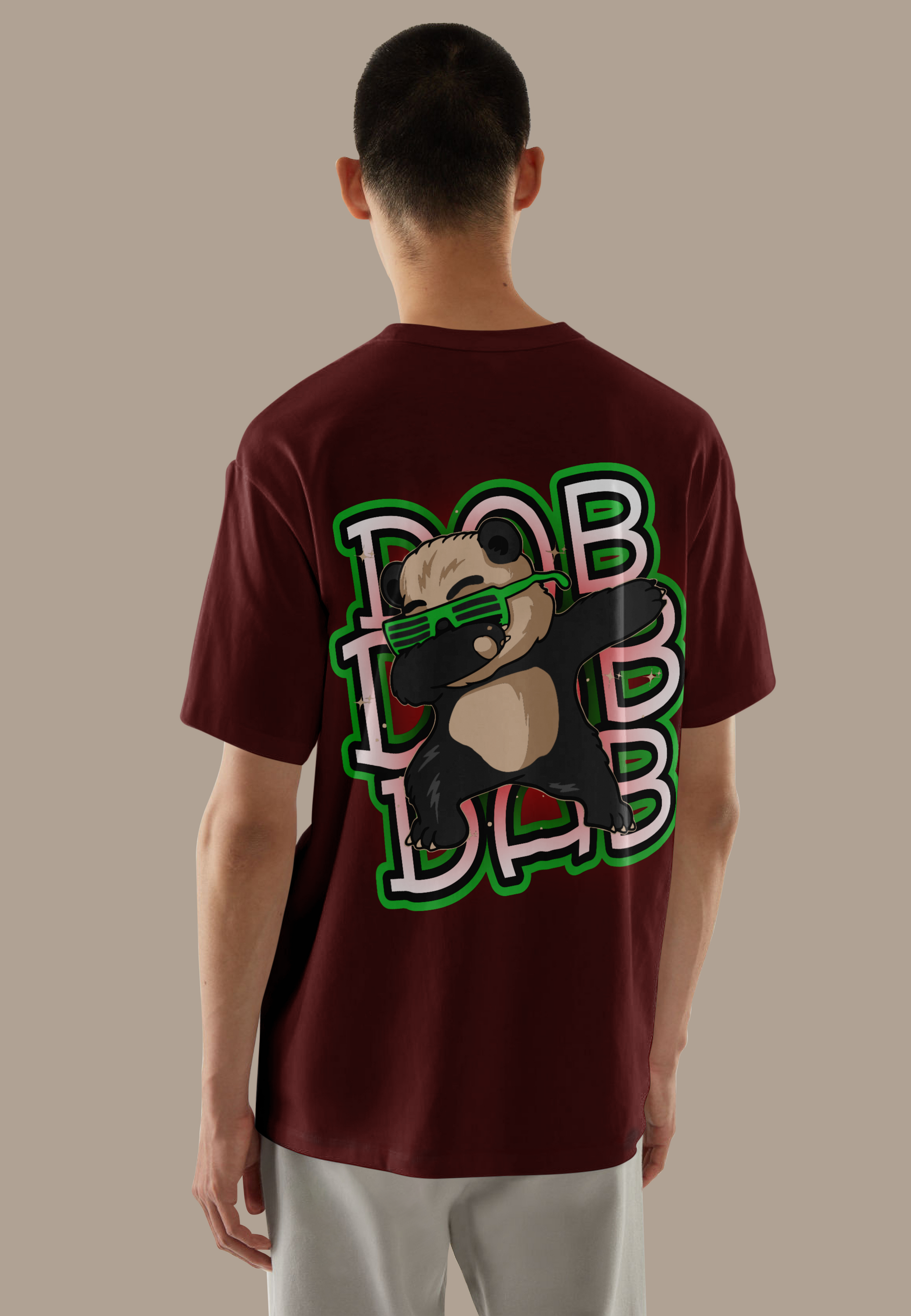 DAB PANDA | PREMIUM OVERSIZED TSHIRT | 240GSM | 100% COTTON