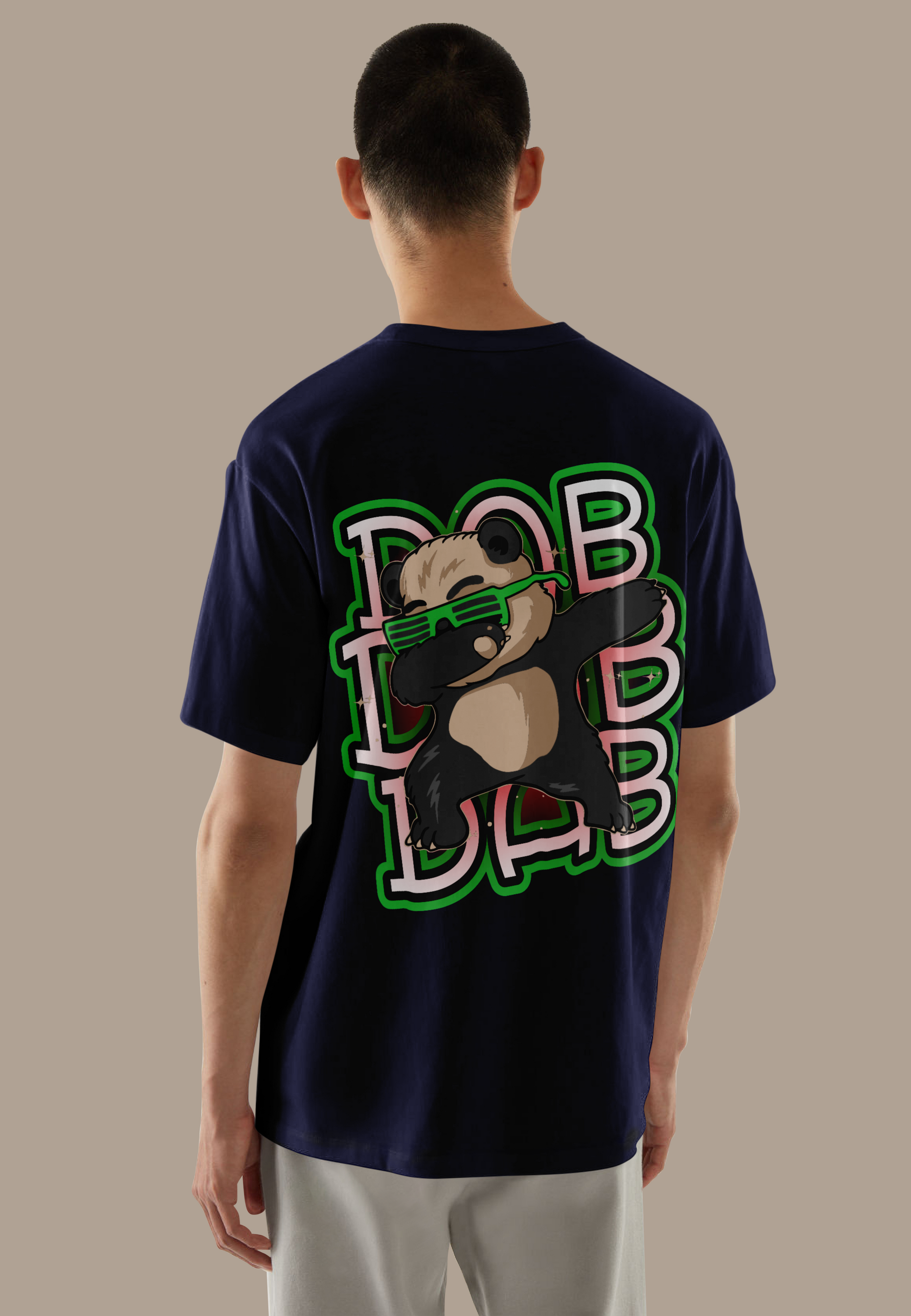 DAB PANDA | PREMIUM OVERSIZED TSHIRT | 240GSM | 100% COTTON