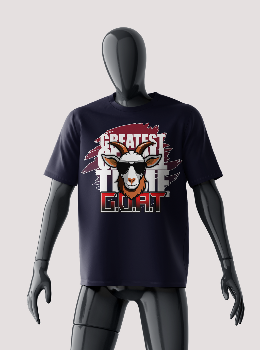 G.O.A.T | PREMIUM OVERSIZED TSHIRT | 240GSM | 100% COTTON