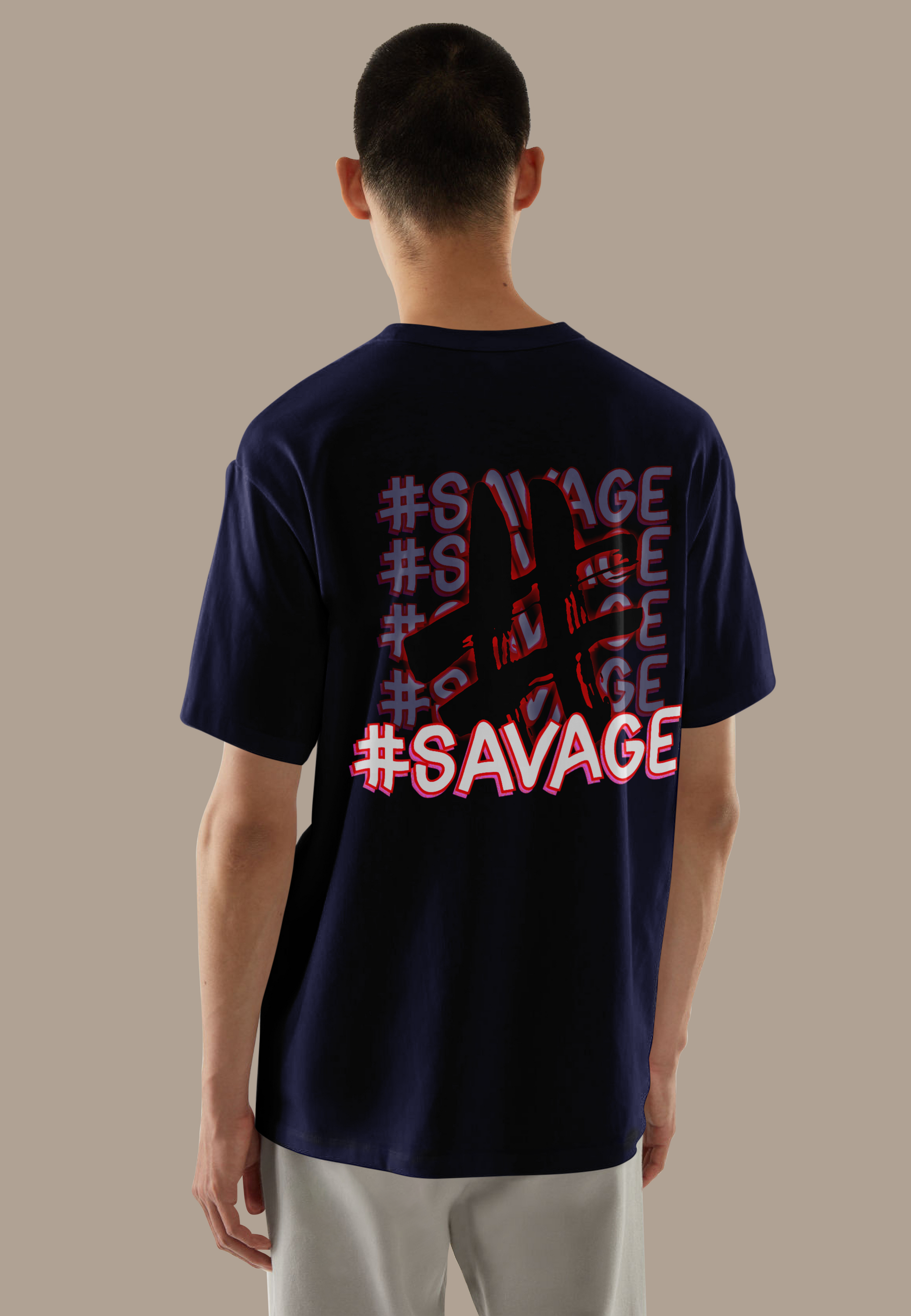 #SAVAGE | PREMIUM OVERSIZED TSHIRT | 240GSM | 100% COTTON