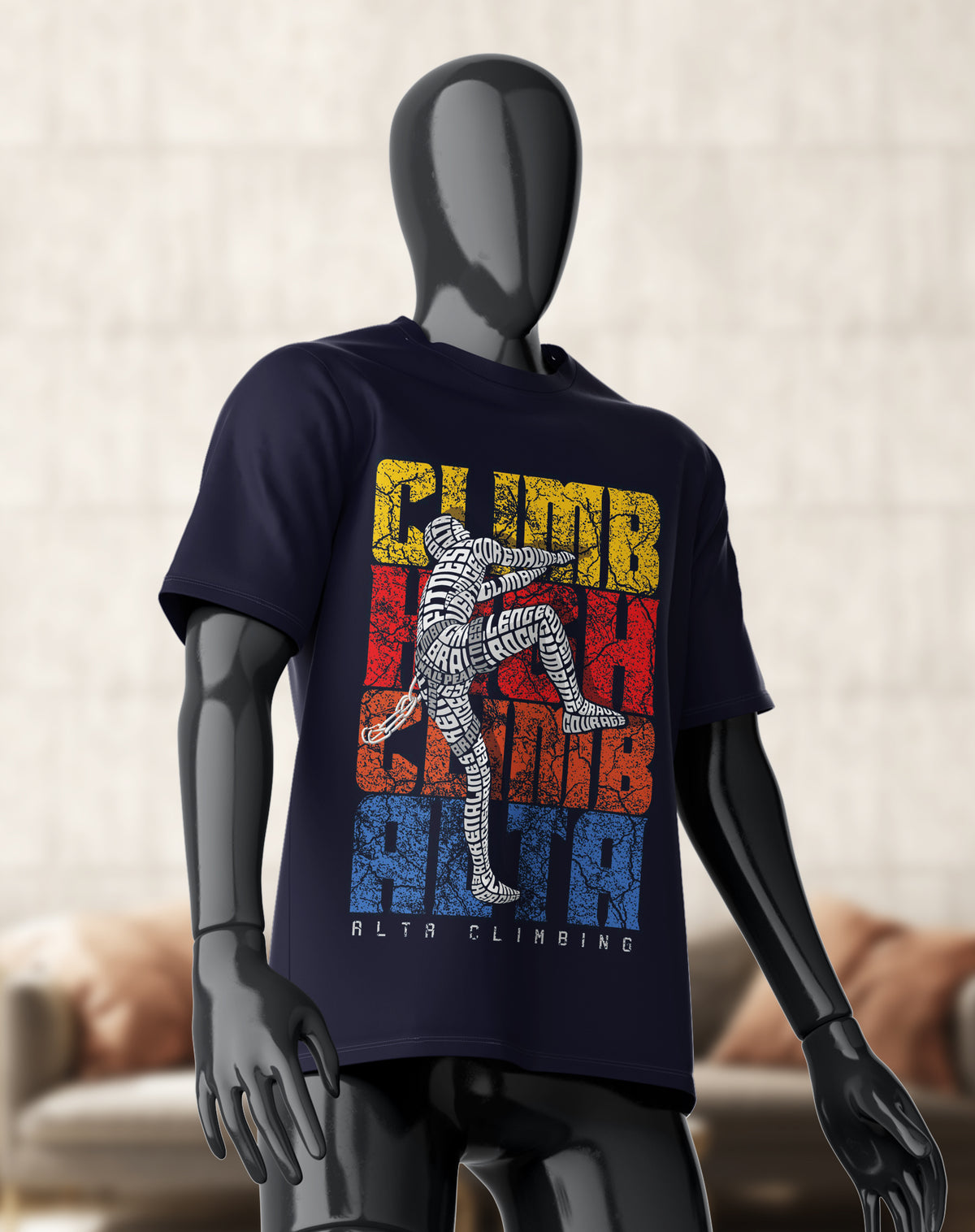 CLIMB ALTA | PREMIUM OVERSIZED TSHIRT | 240GSM | 100% COTTON