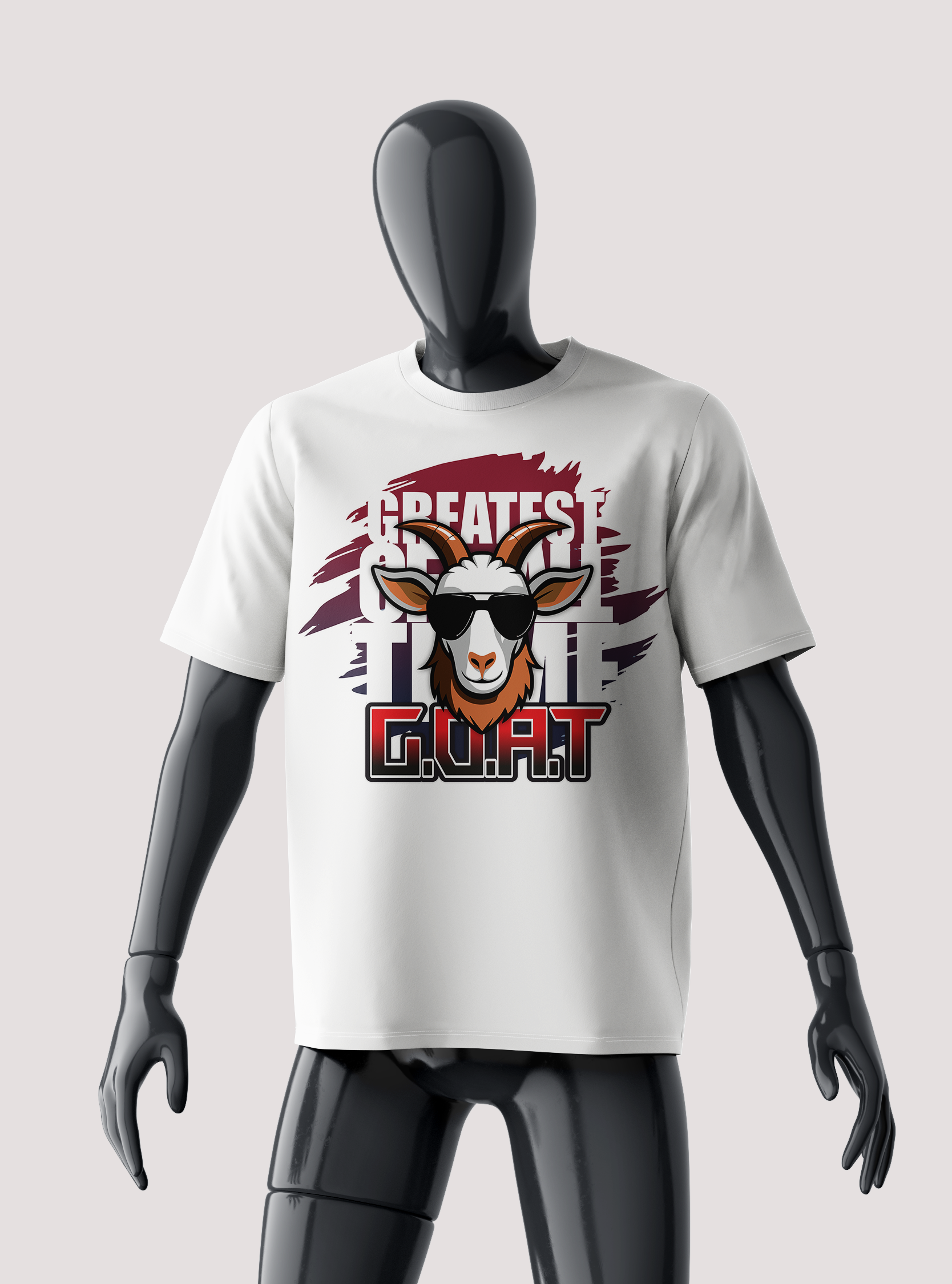G.O.A.T | PREMIUM OVERSIZED TSHIRT | 240GSM | 100% COTTON