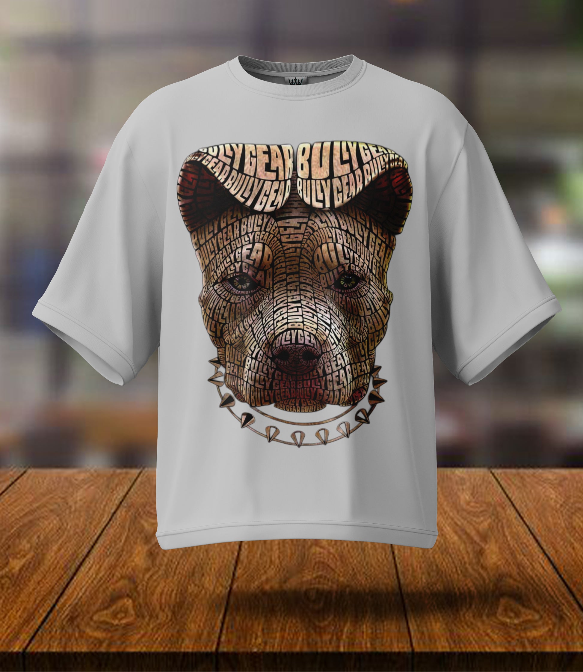 BULLY GEAR DOG | PREMIUM OVERSIZED TSHIRT | 240GSM | 100% COTTON
