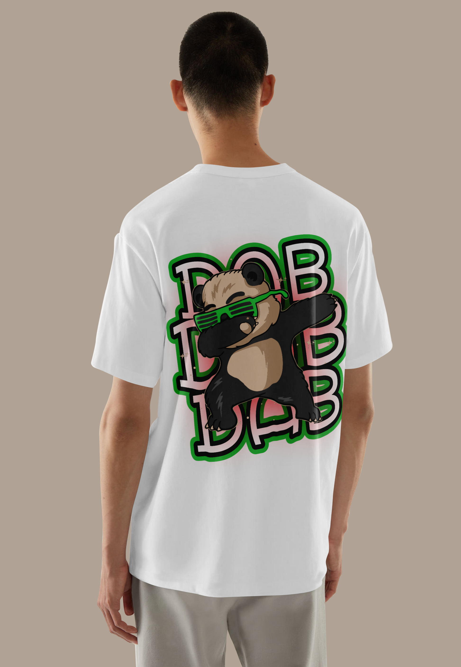 DAB PANDA | PREMIUM OVERSIZED TSHIRT | 240GSM | 100% COTTON
